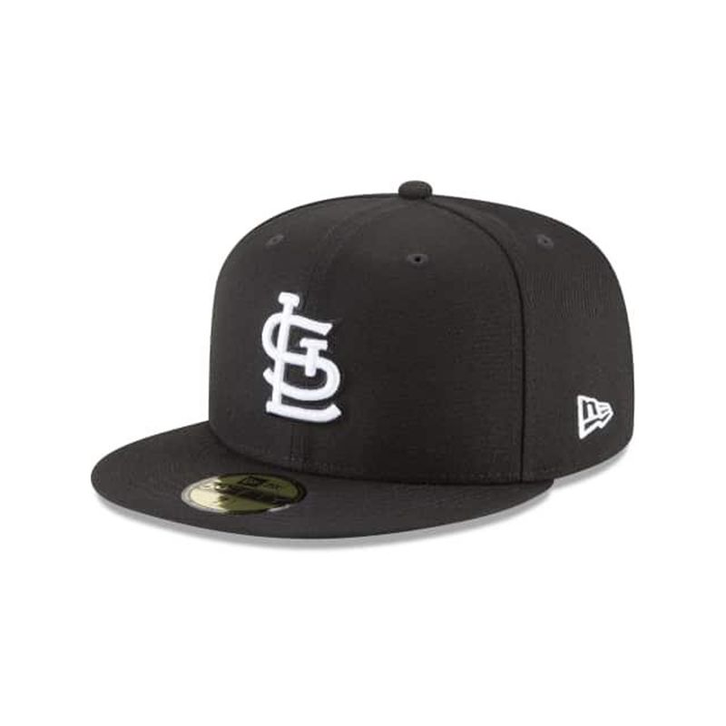 MLB St. Louis Cardinals Basic 59Fifty Fitted (IPT4893) - Black New Era Caps